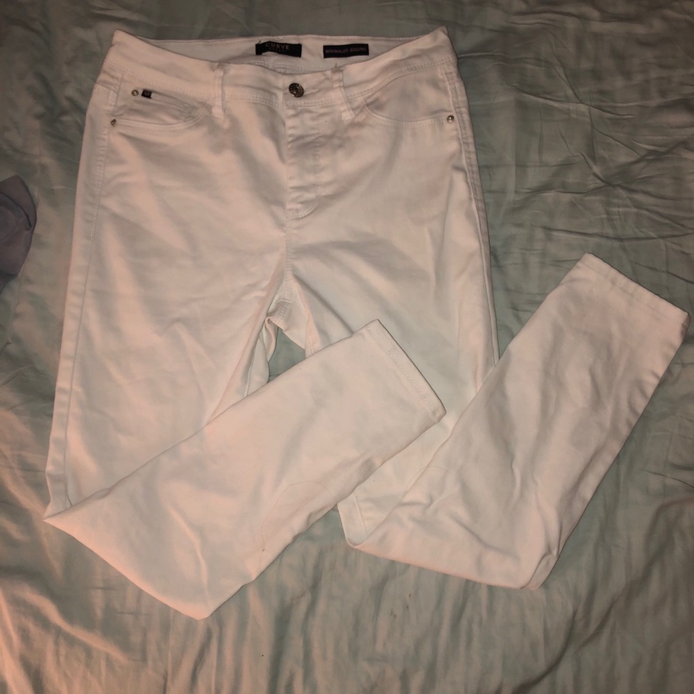 Curve Appeal White Jegging
